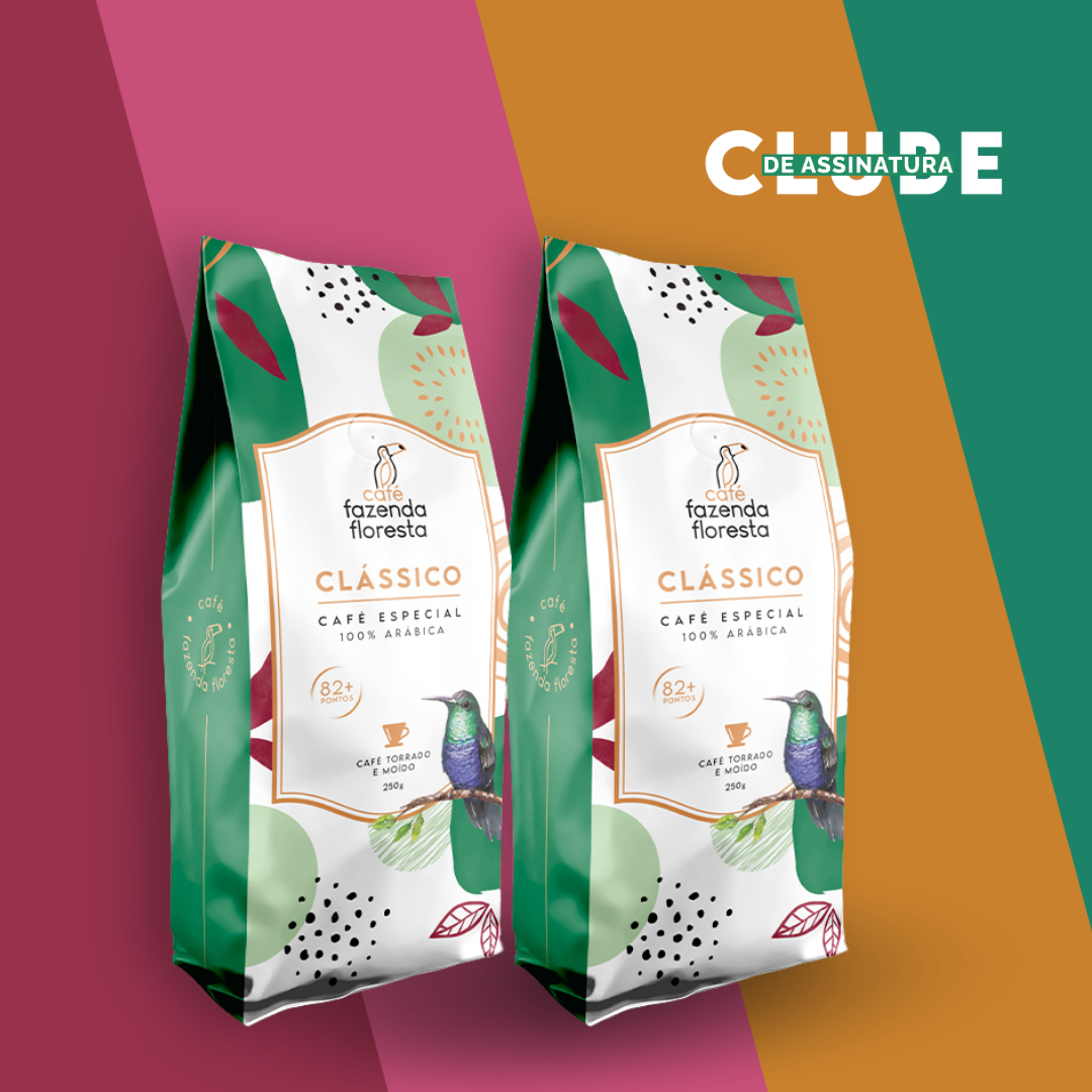 KIT café especial moído — Clássico 2 pacotes - 250g | Café Fazenda Floresta
