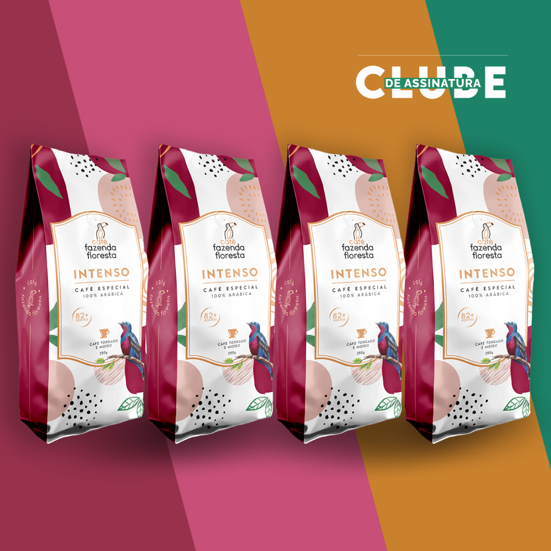 KIT café especial moído — Intenso 4 pacotes - 250g | Café Fazenda Floresta