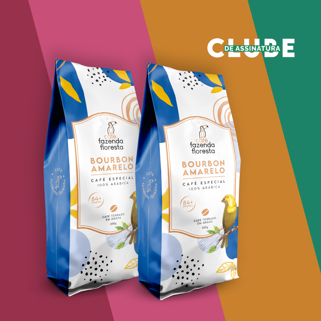 KIT café especial em grãos — Bourbon Amarelo 2 pacotes - 250g | Café Fazenda Floresta