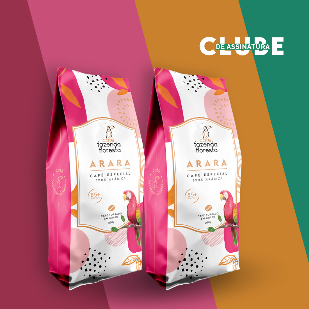 KIT café especial em grãos — Arara 2 pacotes - 250g | Café Fazenda Floresta