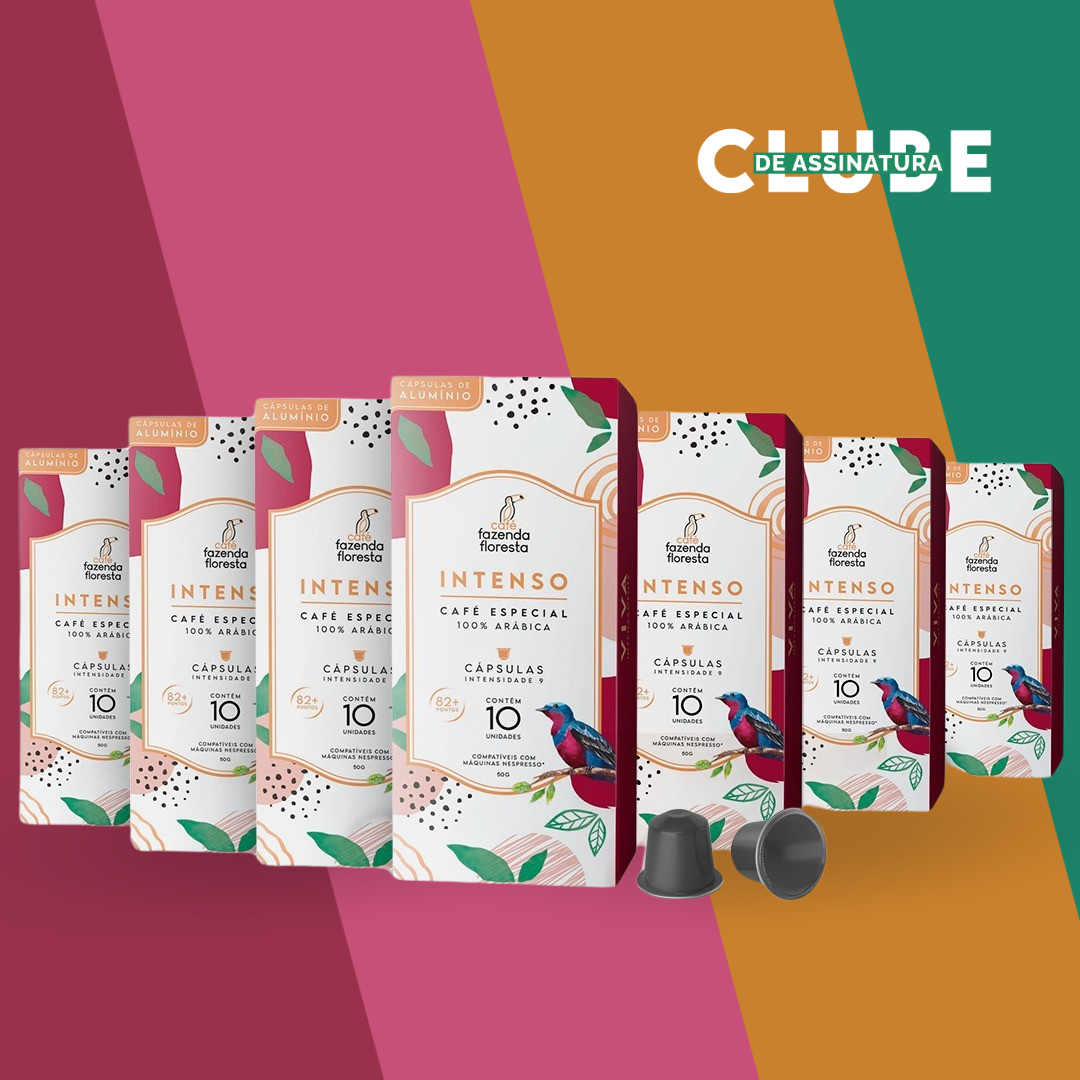 KIT cápsulas de café especial — Intenso 80 unidades | Café Fazenda Floresta
