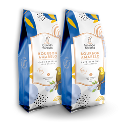 KIT café especial em grãos — Bourbon Amarelo 2 pacotes - 250g | Café Fazenda Floresta