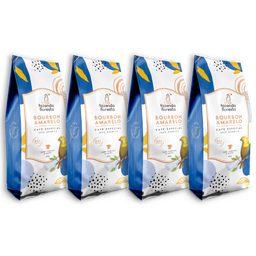 KIT café especial moído— Bourbon Amarelo 4 pacotes - 250g | Café Fazenda Floresta