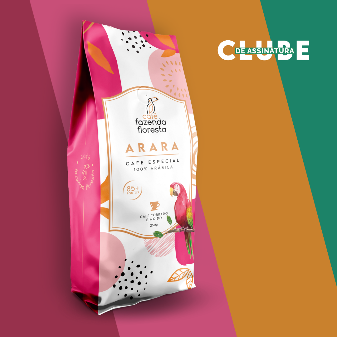 Café especial moído — Arara 250g | Café Fazenda Floresta