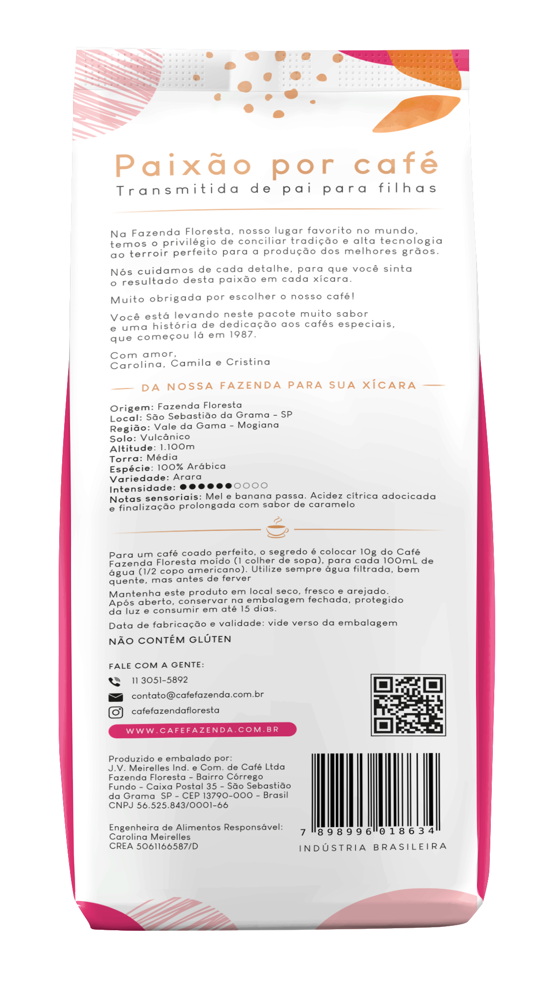KIT café especial moído — Arara 4 pacotes - 250g | Café Fazenda Floresta