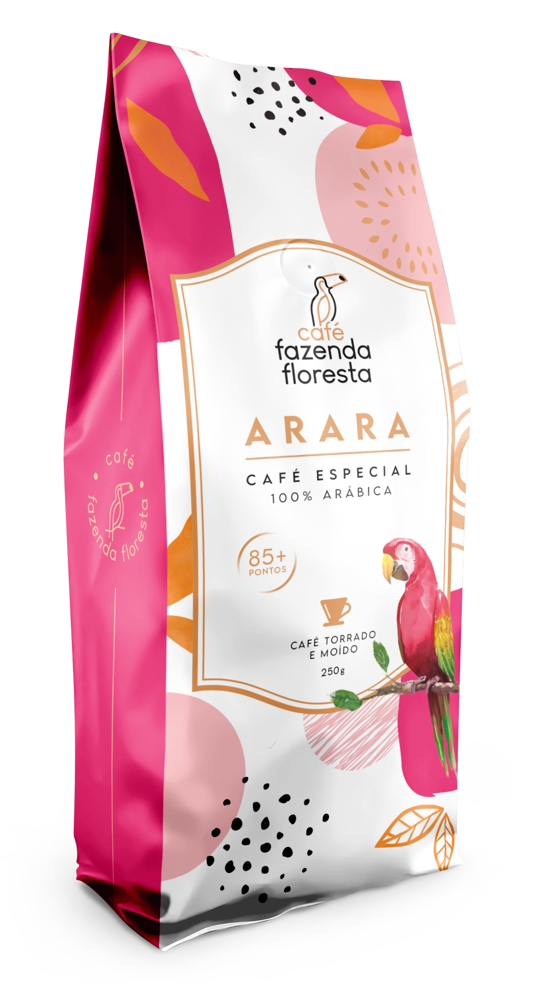 KIT Barista Arara (Café Moído 250g/Caneca Arara/Filtro de papel/Porta filtro)