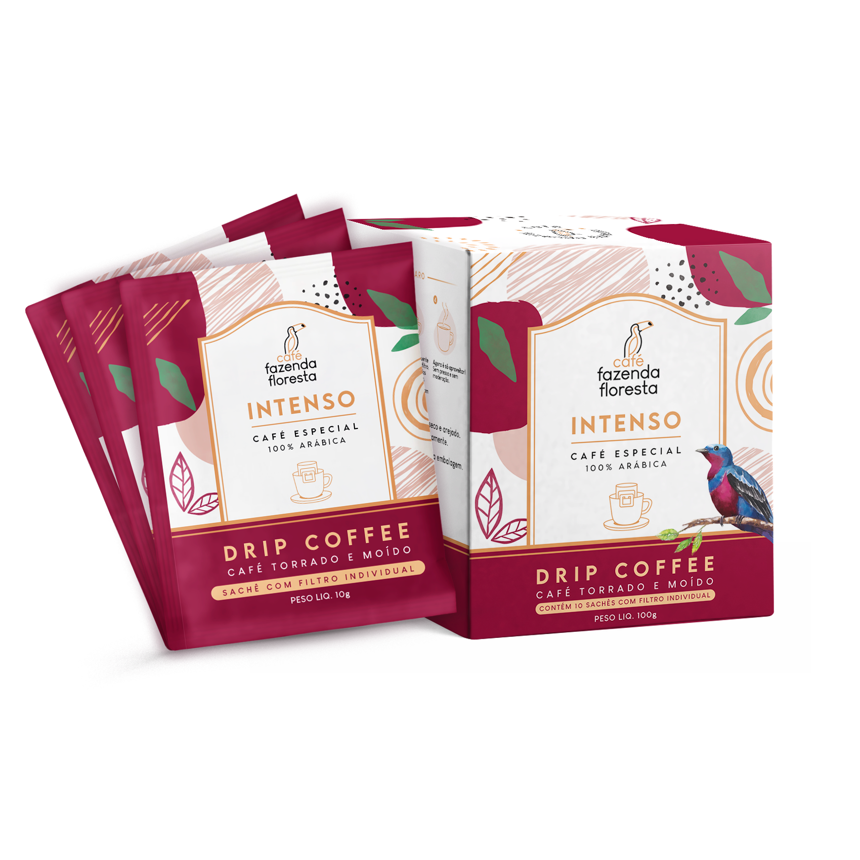 Drip Coffee Intenso 10 unidades | Café Fazenda Floresta