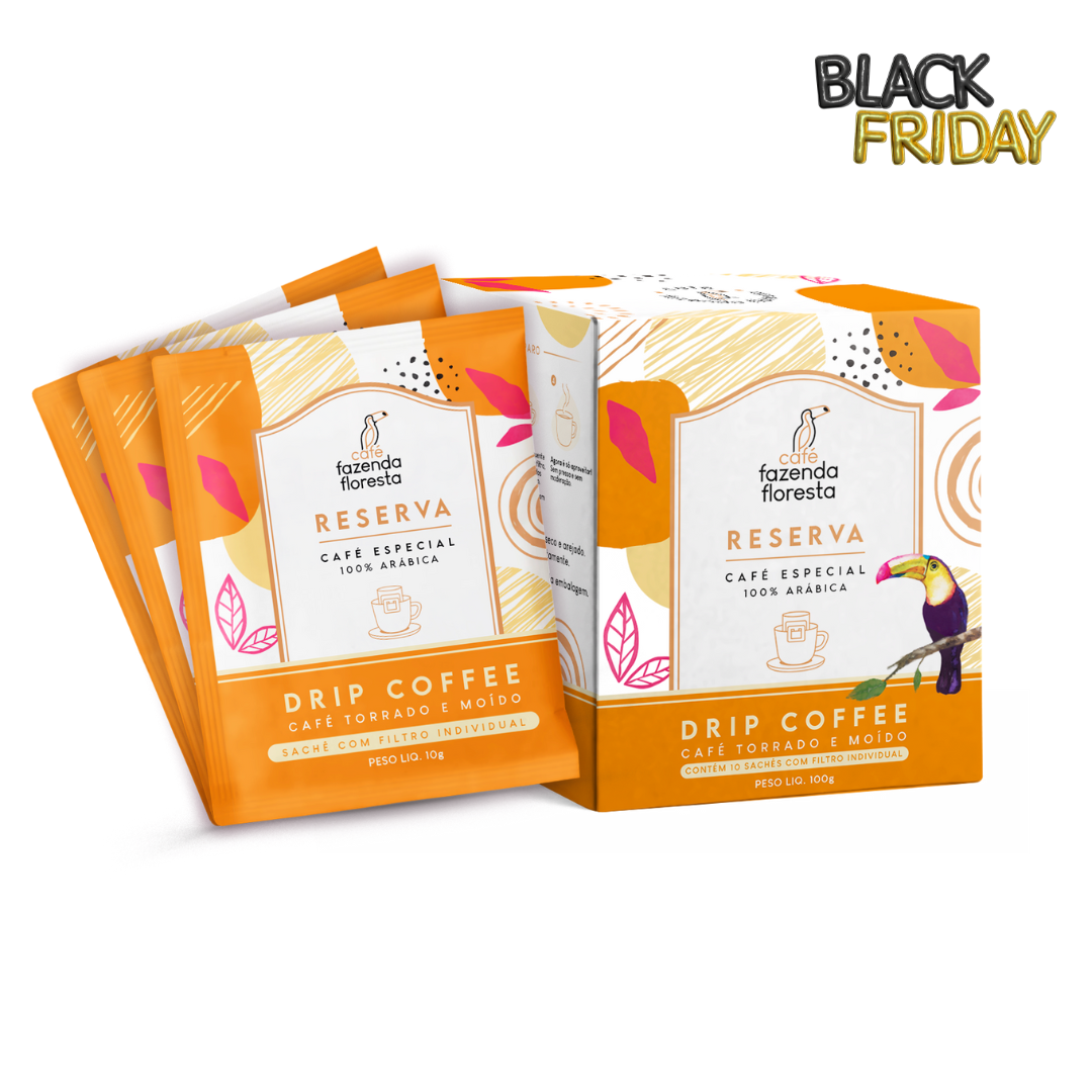 Drip Coffee Reserva - 10 unidades | Café Fazenda Floresta