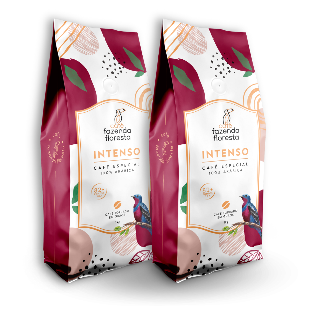 Assinatura KIT café especial em grãos — Intenso 2 pacotes - 250g | Café Fazenda Floresta