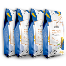 Assinatura KIT café especial moído— Bourbon Amarelo 4 pacotes - 250g | Café Fazenda Floresta