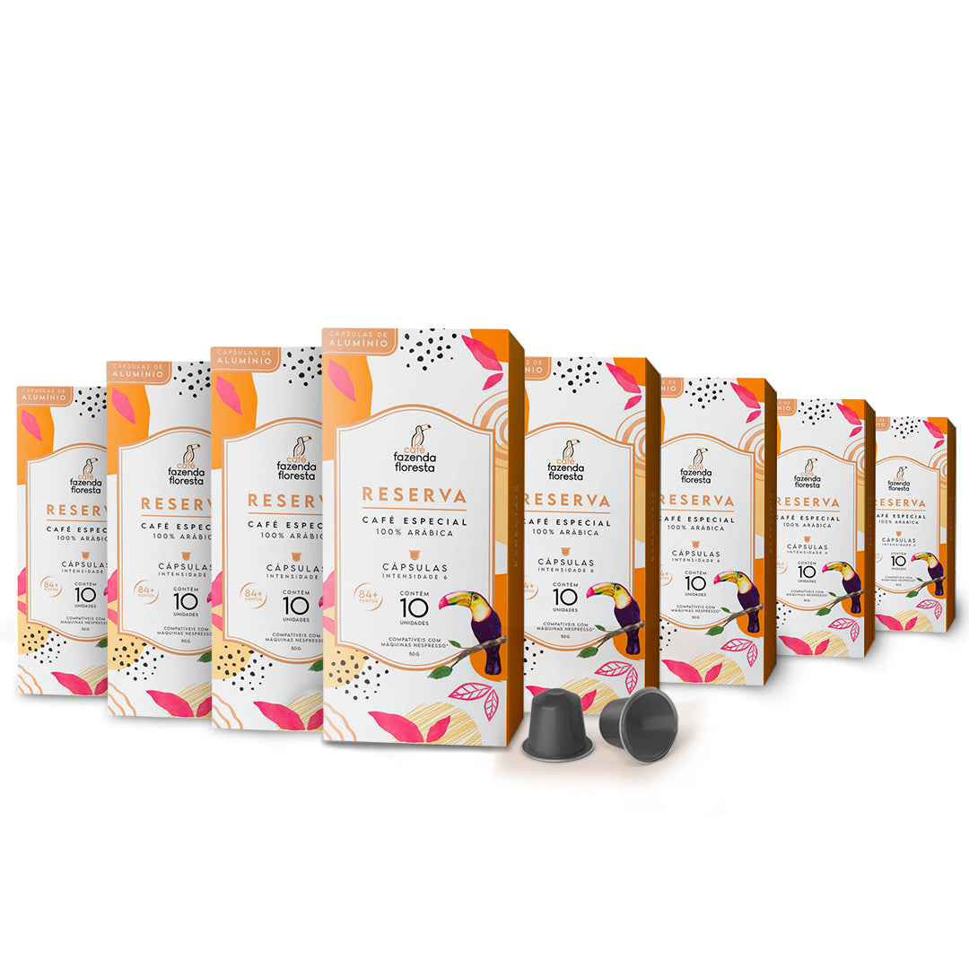Cápsulas de café especial Reserva