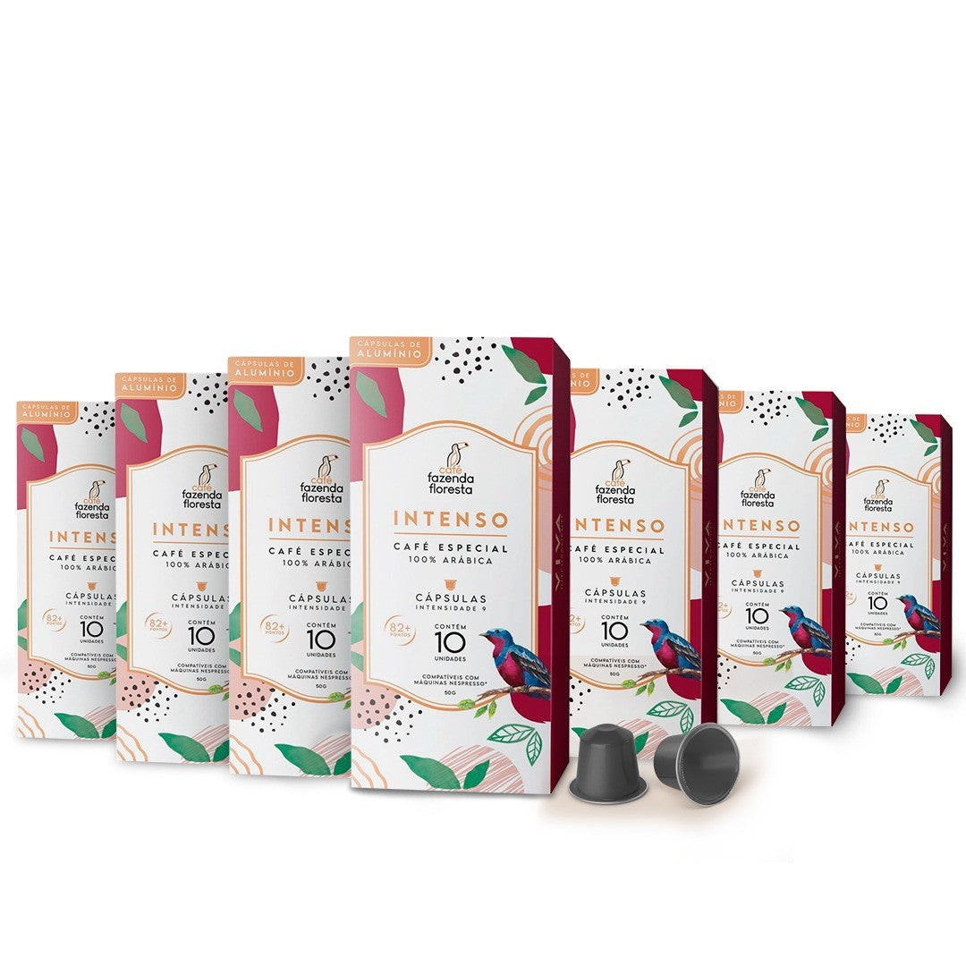 KIT cápsulas de café especial — Intenso 80 unidades | Café Fazenda Floresta