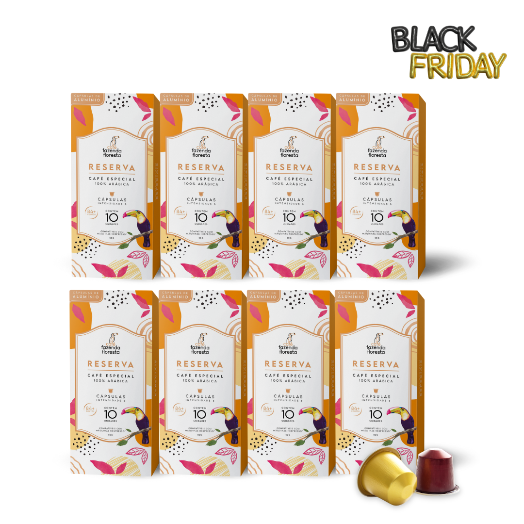 KIT cápsulas de café especial — Reserva 80 unidades | Café Fazenda Floresta