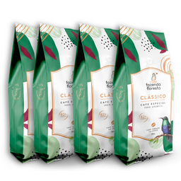 KIT café especial em grãos — Clássico 4 pacotes - 250g | Café Fazenda Floresta