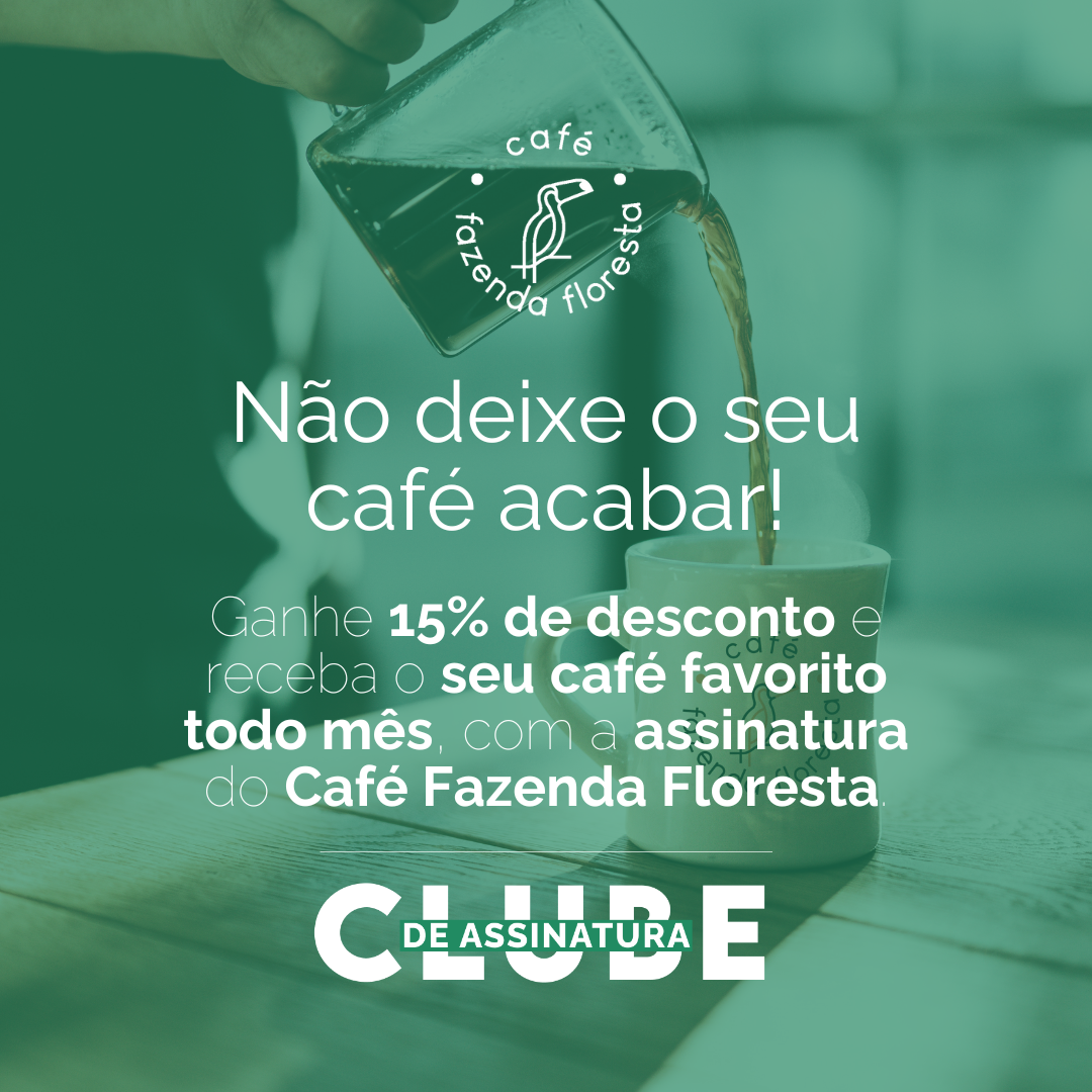 Assinatura café especial em grãos — Clássico 1kg | Café Fazenda Floresta