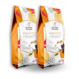 KIT café especial em grãos — Reserva 2 pacotes - 250g | Café Fazenda Floresta