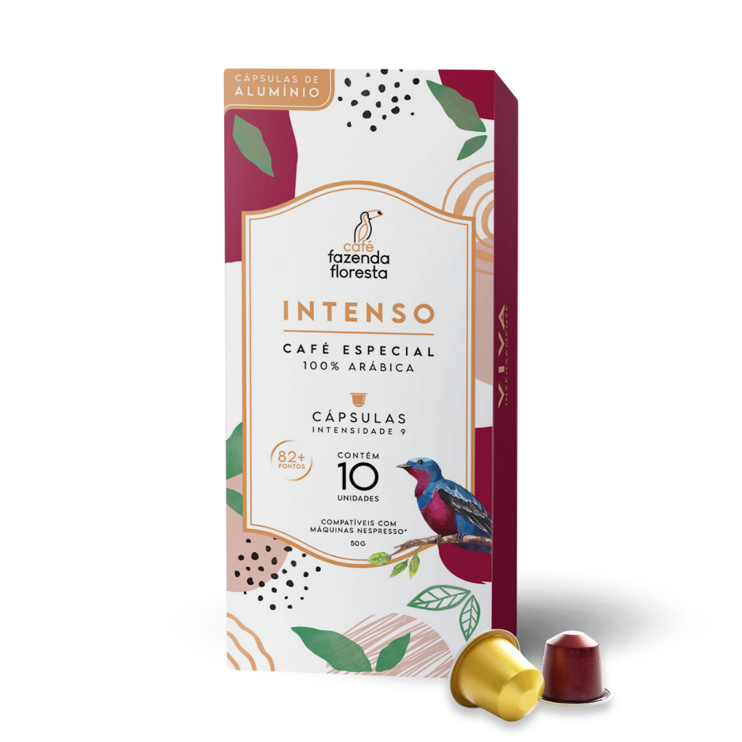 Cápsulas de café especial — Intenso 10 unidades | Café Fazenda Floresta