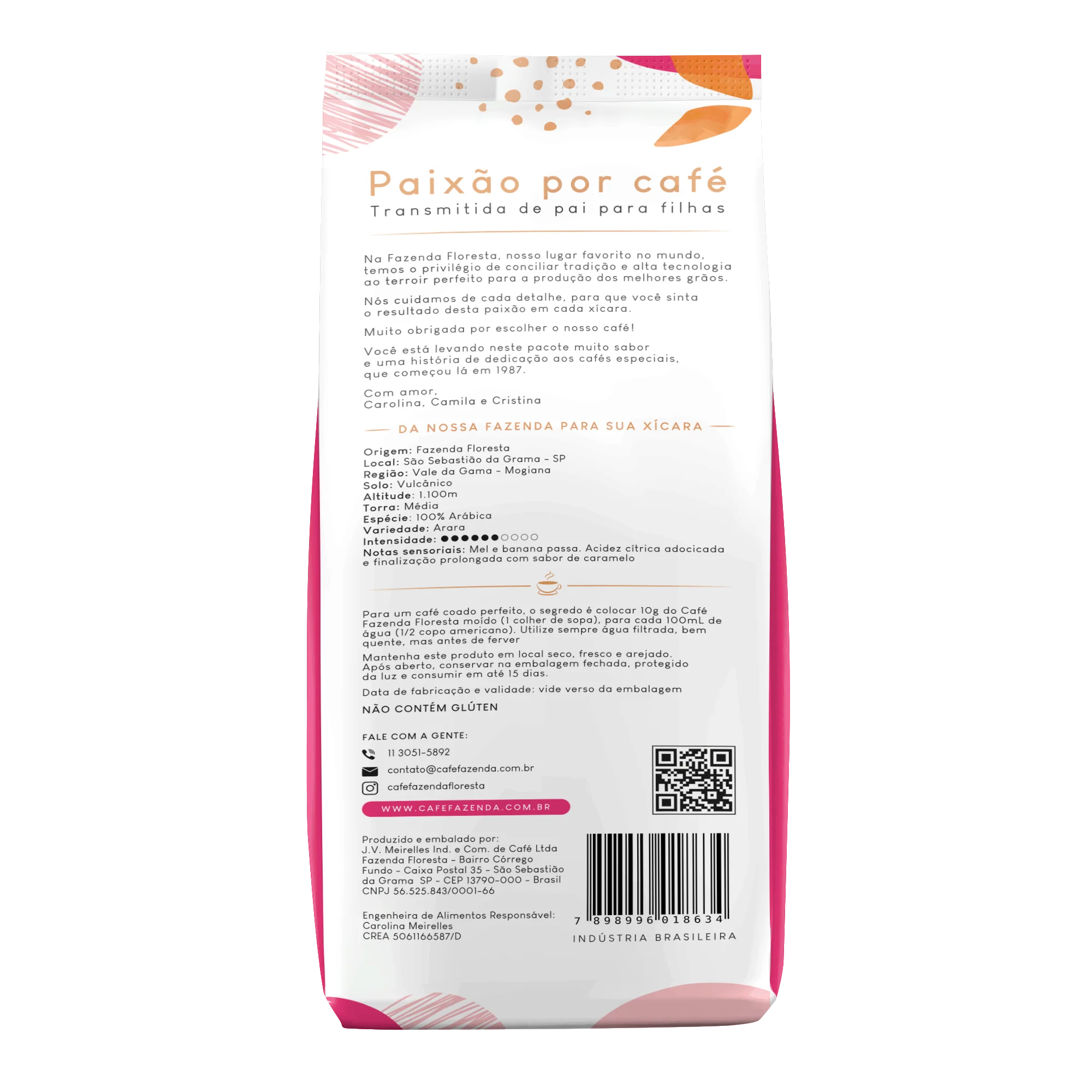 Café especial moído — Arara 250g | Café Fazenda Floresta