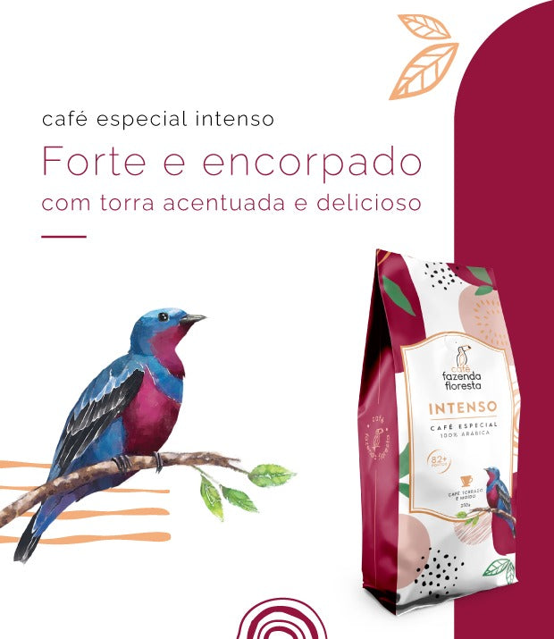 Kit Café Fazenda Floresta Intenso Capsulas - 8 caixas com 10 unidades