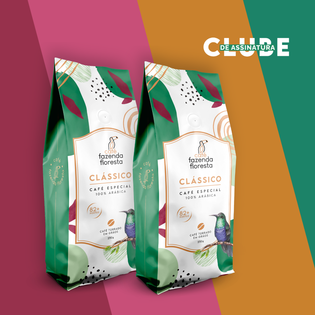 KIT café especial em grãos — Clássico 2 pacotes - 250g | Café Fazenda Floresta