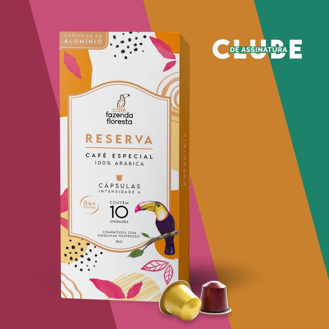 Cápsulas de café especial — Reserva 10 unidades | Café Fazenda Floresta