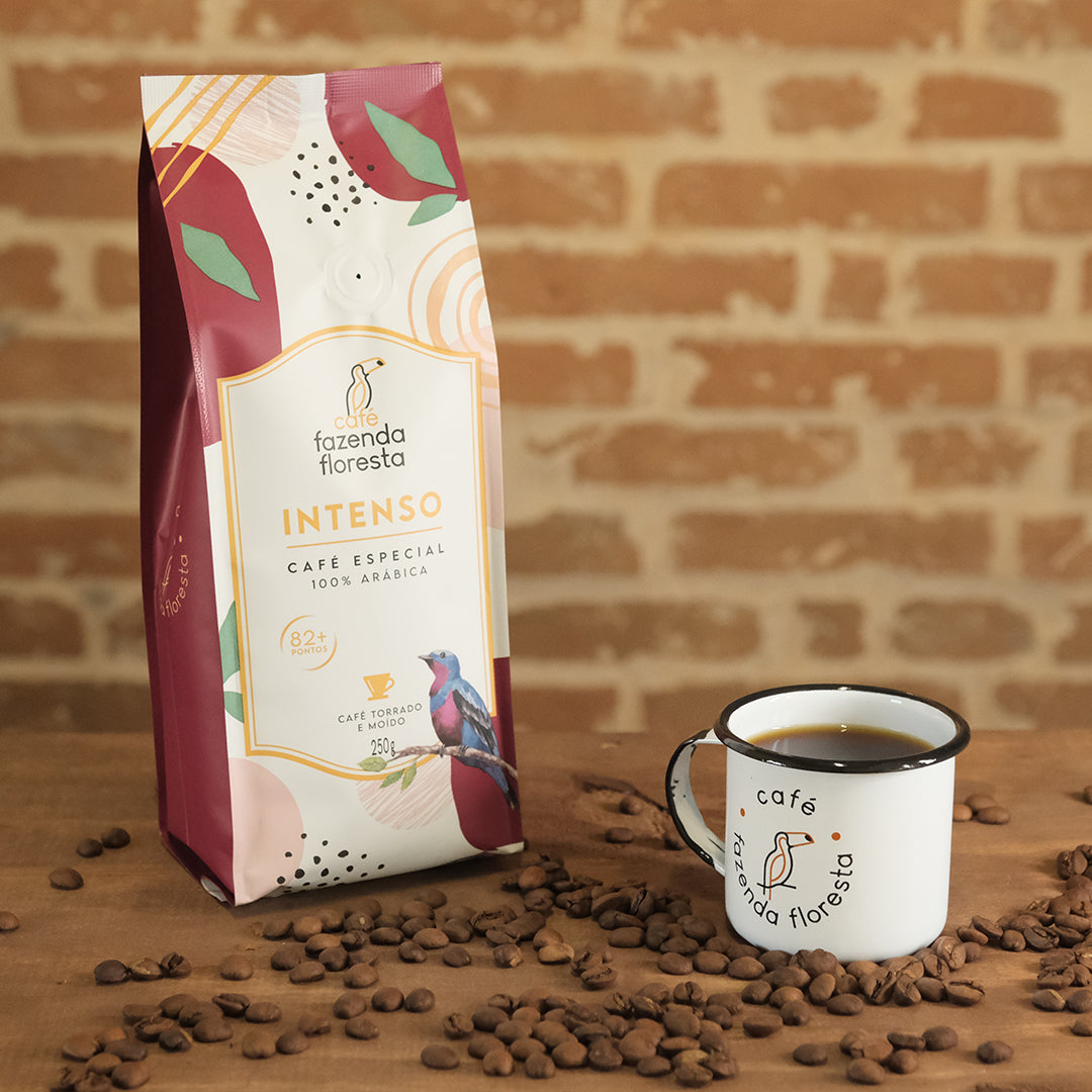 Café especial moído — Intenso 250g | Café Fazenda Floresta