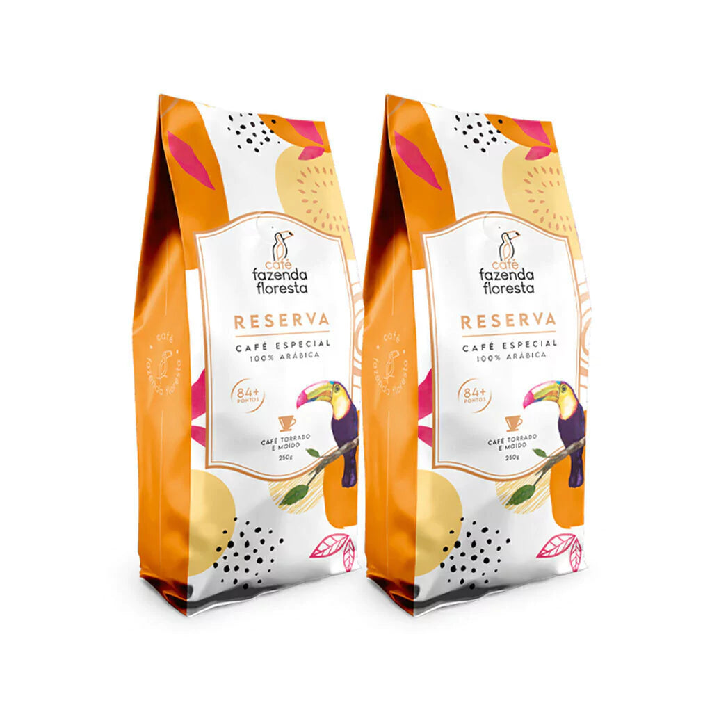 Assinatura KIT café especial moído — Reserva 2 pacotes - 250g | Café Fazenda Floresta