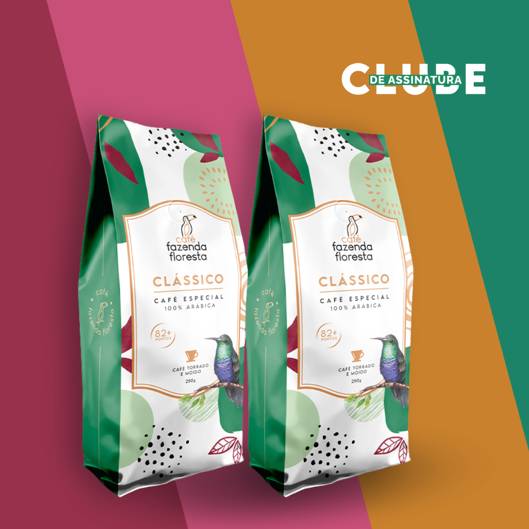 Café Fazenda Floresta - Kit Café Especial Clássico Torrado E Moído - 2 Pacotes De 250g