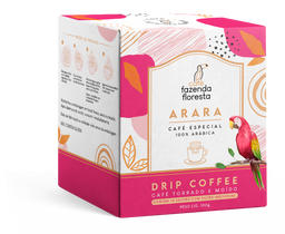 Drip Coffee Arara 10 unidades | Café Fazenda Floresta