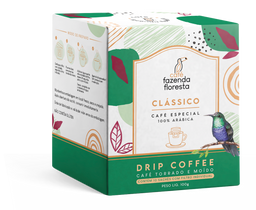 Assinatura Drip Coffee de café especial — Clássico 10 unidades | Café Fazenda Floresta