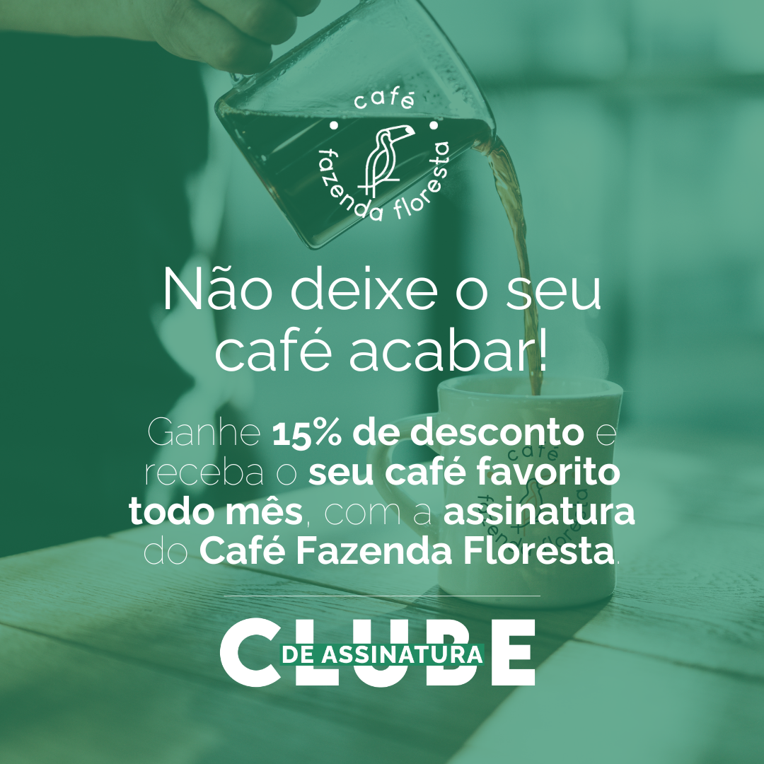 Café Fazenda Floresta Especial Clássico em Grãos 1kg